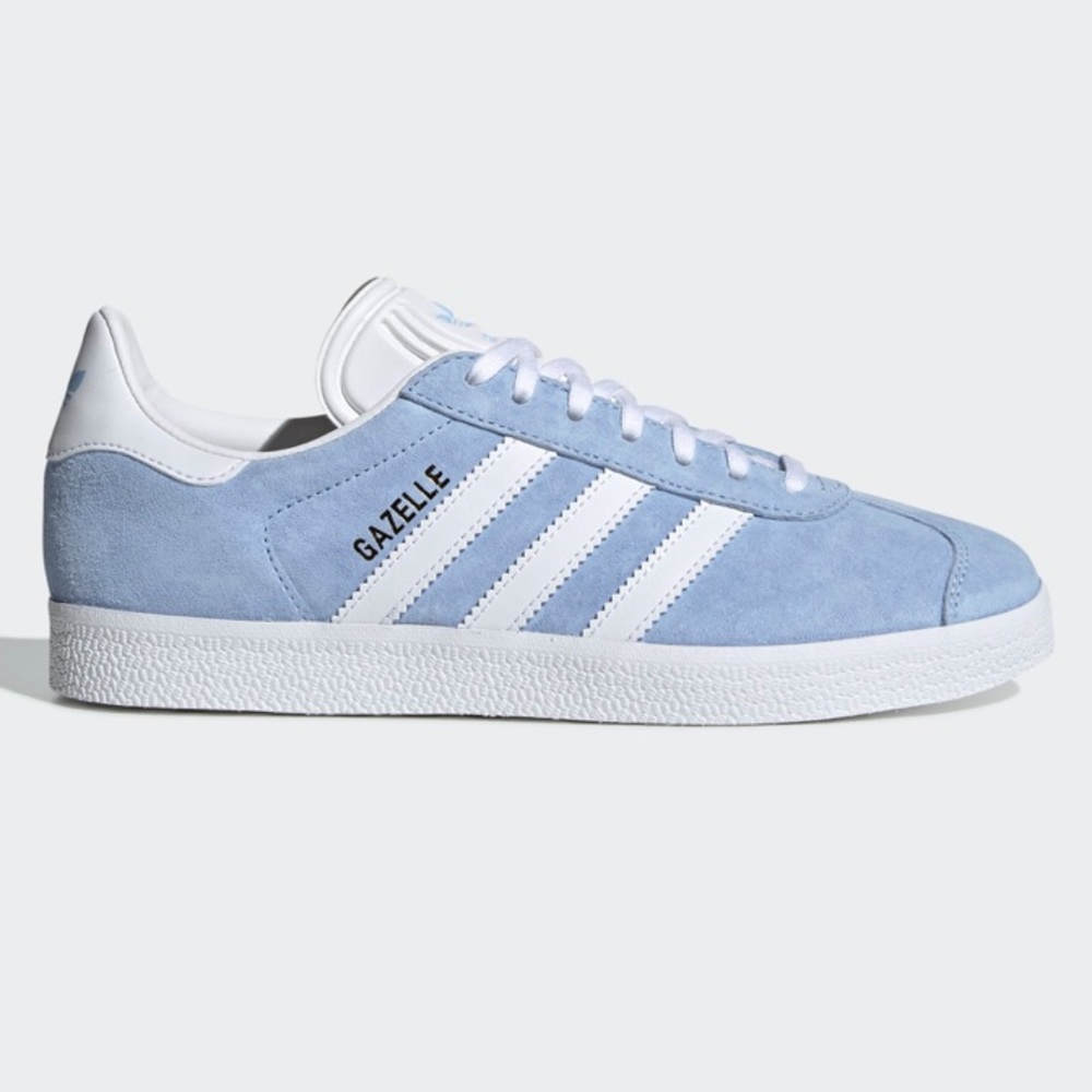 New Adidas Originals Gazelle Baby Blue Suede Shoes